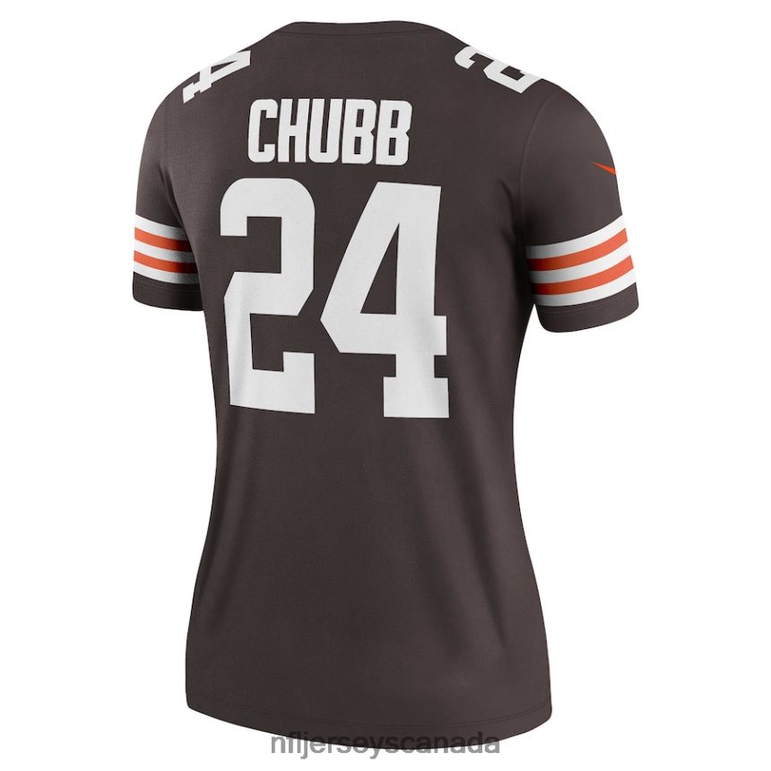 Women Cleveland Browns Nick Chubb Nike Brown Legend Jersey Clothing NFL TBXFR61905