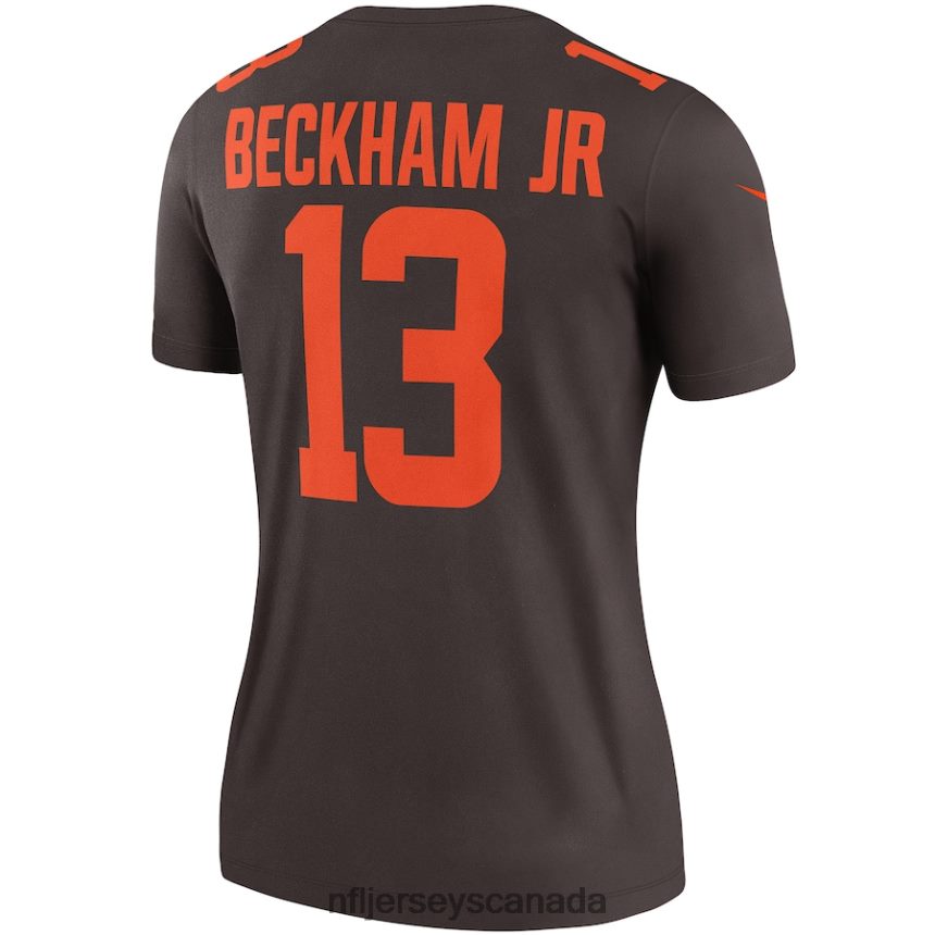 Women Cleveland Browns Odell Beckham Jr Nike Brown Alternate Legend Jersey Clothing NFL TBXFR61920