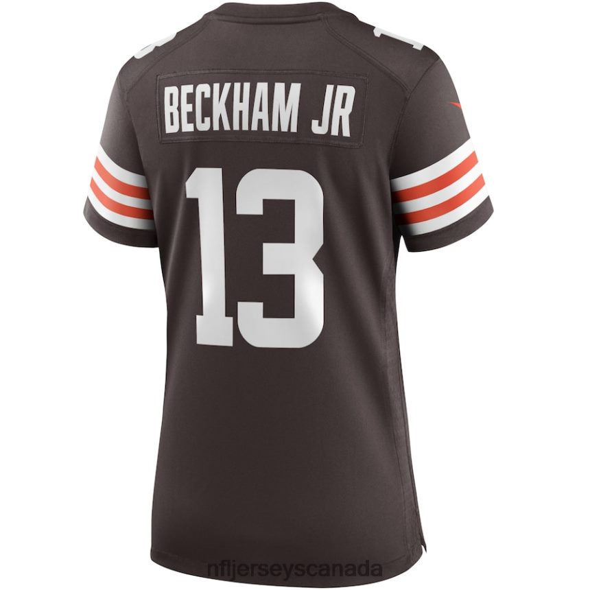 Women Cleveland Browns Odell Beckham Jr Nike Brown Game Jersey Clothing NFL TBXFR62164