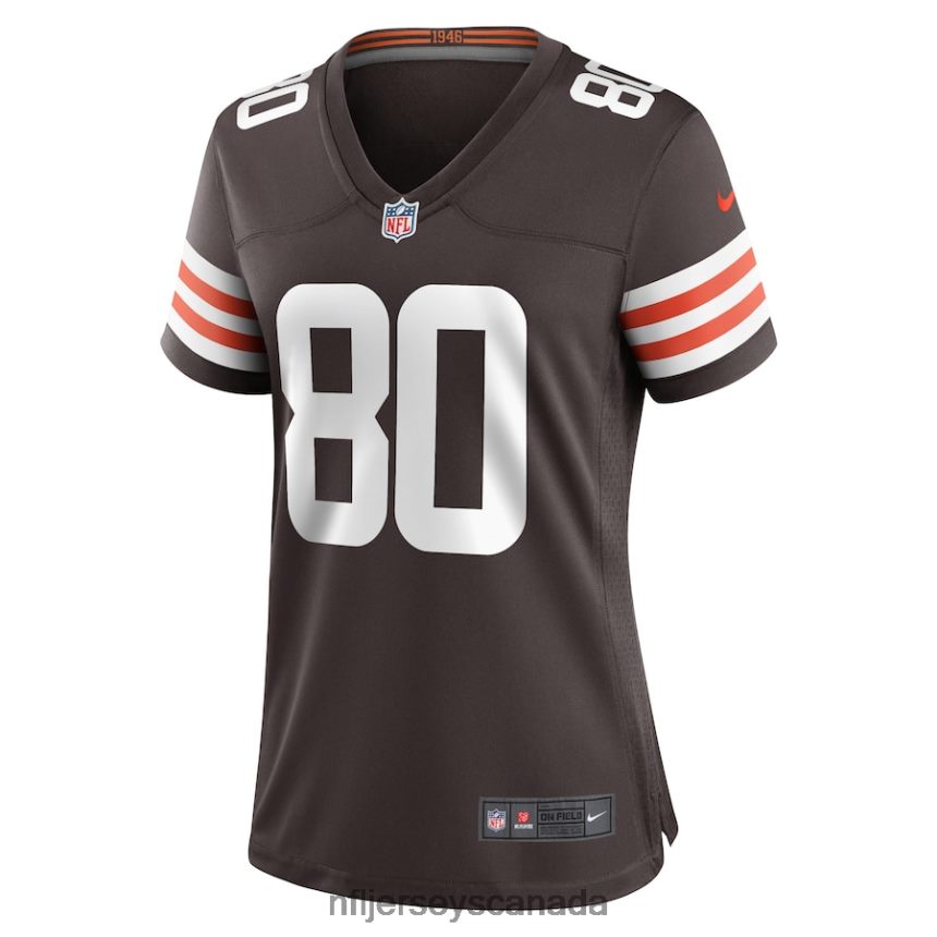 Women Cleveland Browns Zaire Mitchell-Paden Nike Brown Game Player Jersey Clothing NFL TBXFR66709
