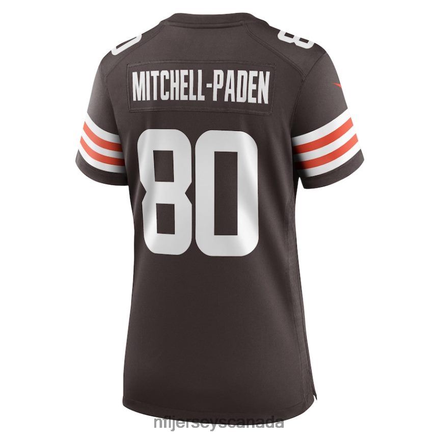Women Cleveland Browns Zaire Mitchell-Paden Nike Brown Game Player Jersey Clothing NFL TBXFR66709