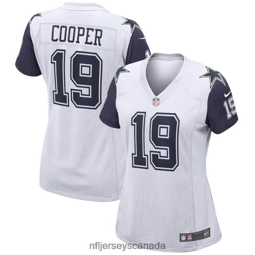 Women Dallas Cowboys Amari Cooper Nike White Alternate Game Jersey Clothing NFL TBXFR63543