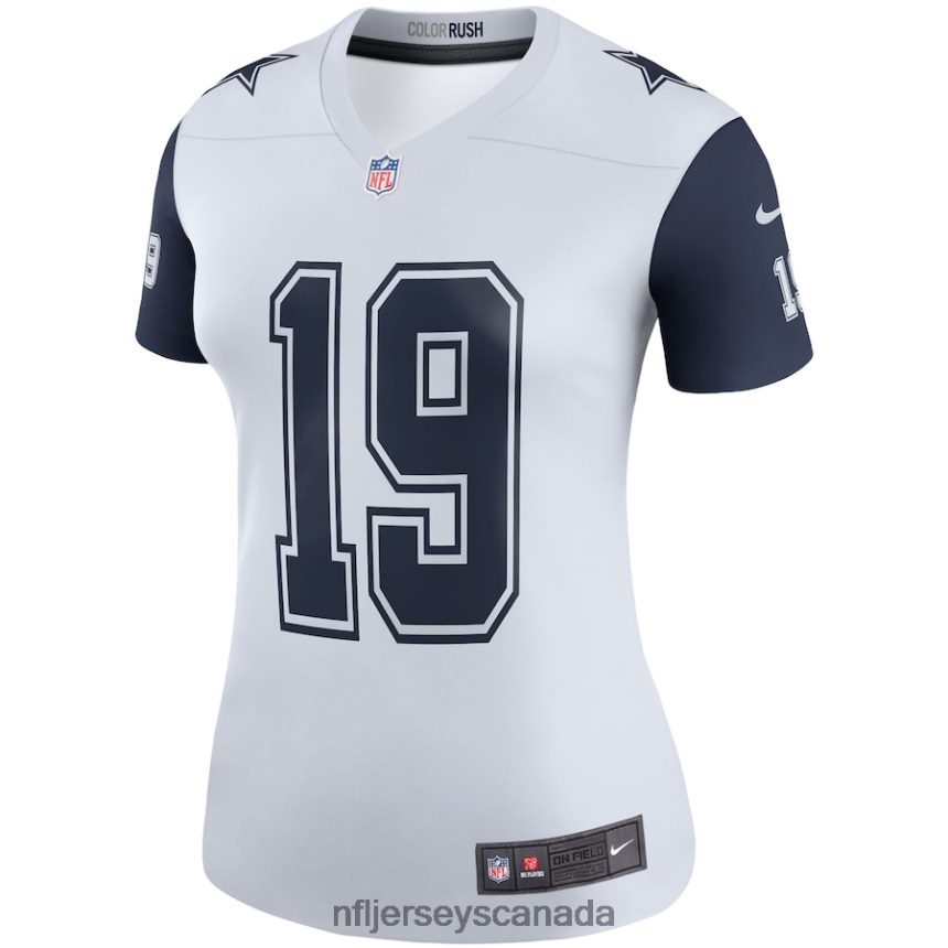Women Dallas Cowboys Amari Cooper Nike White Color Rush Legend Player Jersey Clothing NFL TBXFR63873