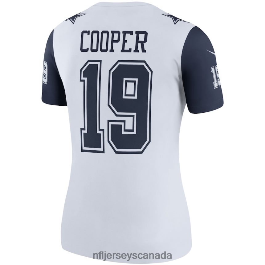 Women Dallas Cowboys Amari Cooper Nike White Color Rush Legend Player Jersey Clothing NFL TBXFR63873