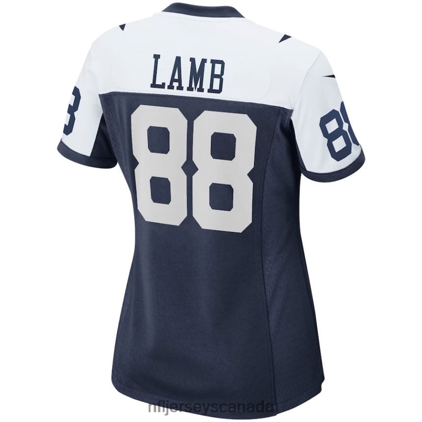 Women Dallas Cowboys CeeDee Lamb Nike Navy Alternate Game Team Jersey Clothing NFL TBXFR61786