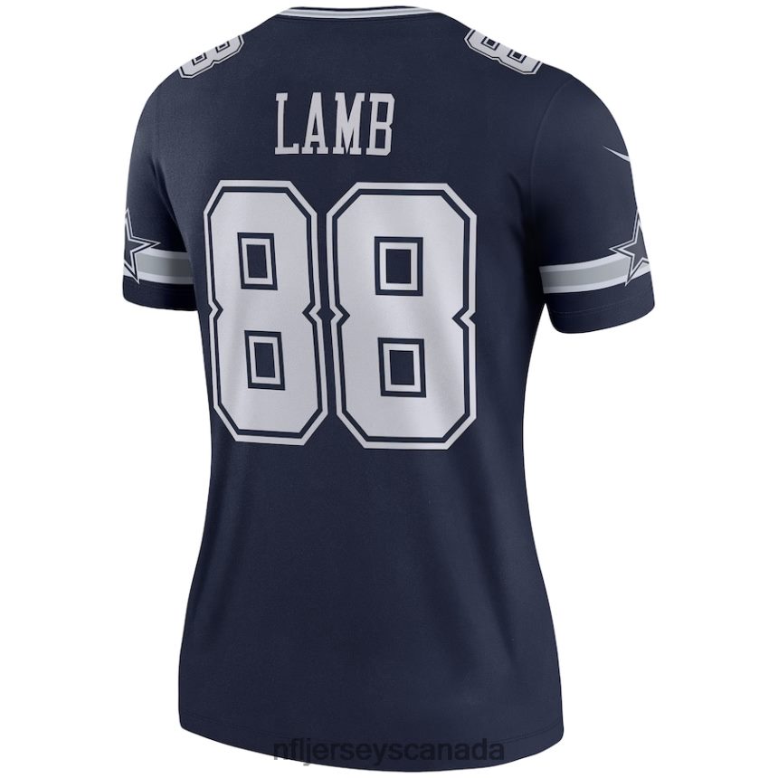 Women Dallas Cowboys CeeDee Lamb Nike Navy Legend Jersey Clothing NFL TBXFR61981
