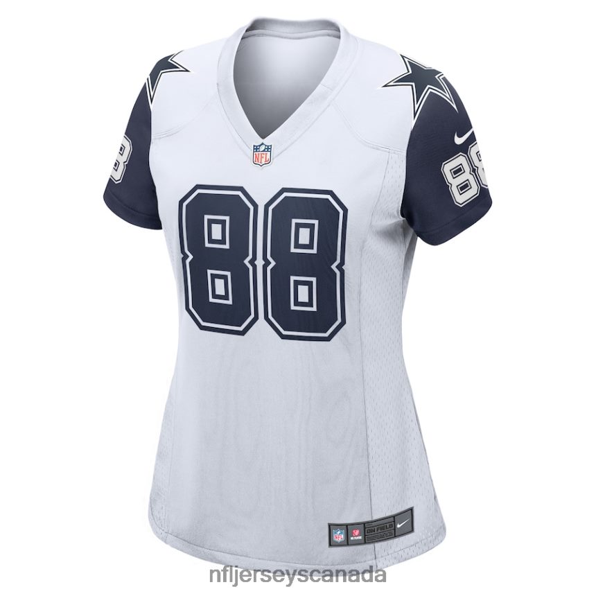 Women Dallas Cowboys CeeDee Lamb Nike White 2nd Alternate Game Jersey Clothing NFL TBXFR6770