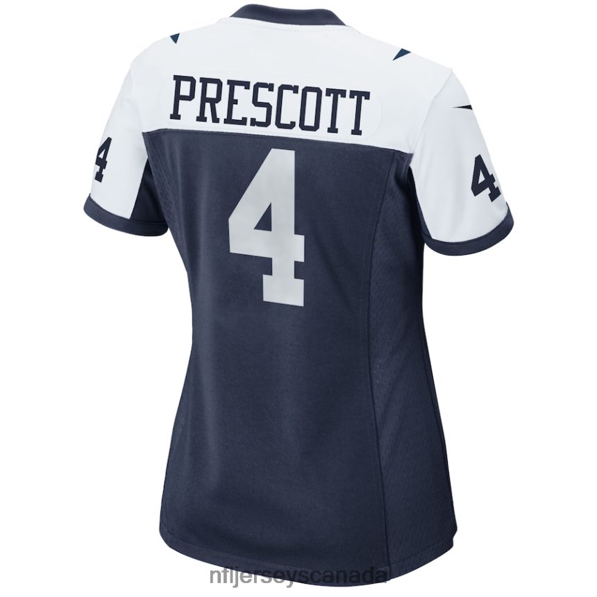 Women Dallas Cowboys Dak Prescott Nike Navy Alternate Game Team Jersey Clothing NFL TBXFR61118