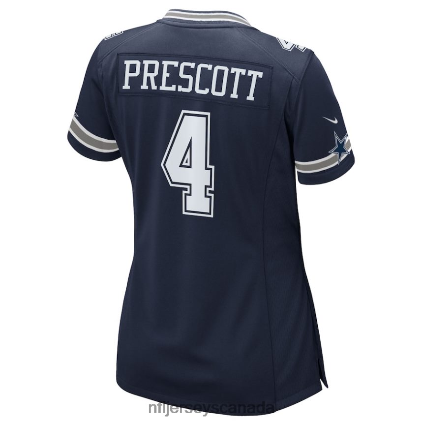 Women Dallas Cowboys Dak Prescott Nike Navy Game Team Jersey Clothing NFL TBXFR6555