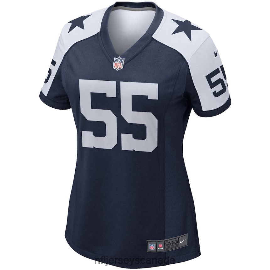 Women Dallas Cowboys Leighton Vander Esch Nike Navy Alternate Game Team Jersey Clothing NFL TBXFR63566