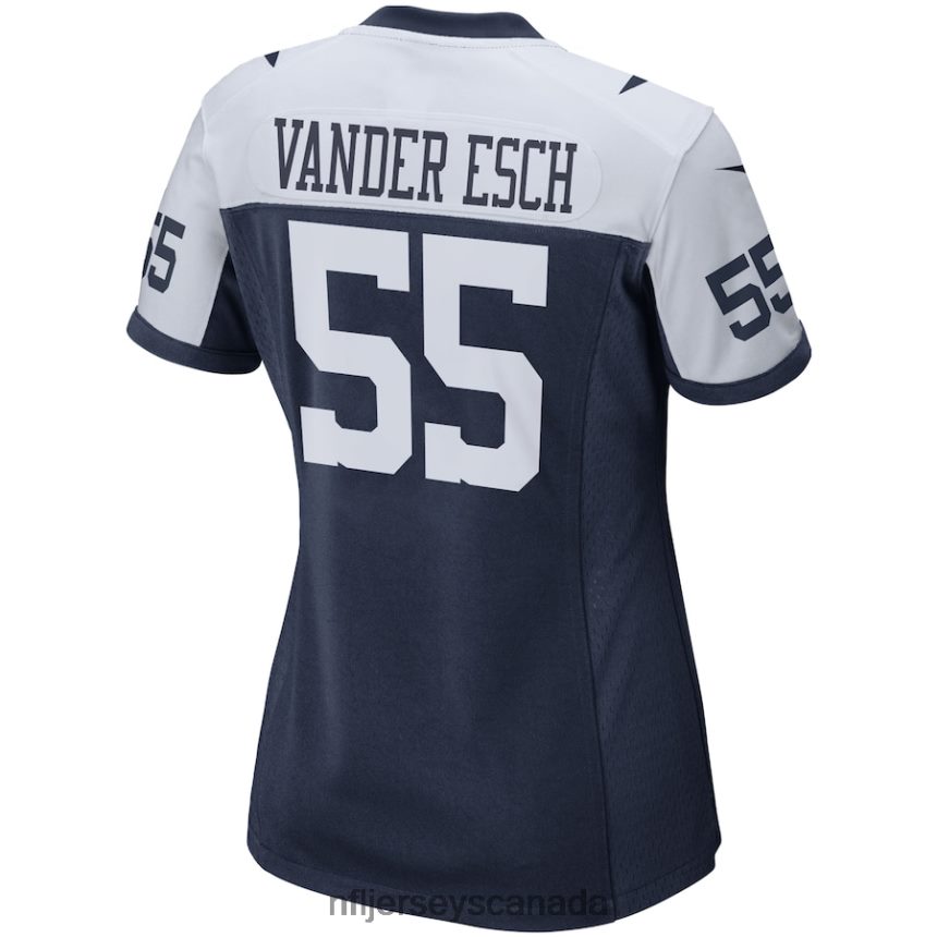 Women Dallas Cowboys Leighton Vander Esch Nike Navy Alternate Game Team Jersey Clothing NFL TBXFR63566