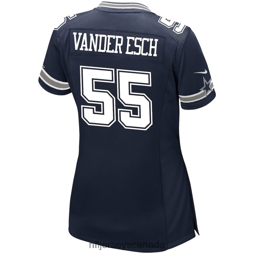 Women Dallas Cowboys Leighton Vander Esch Nike Navy Game Player Jersey Clothing NFL TBXFR63971
