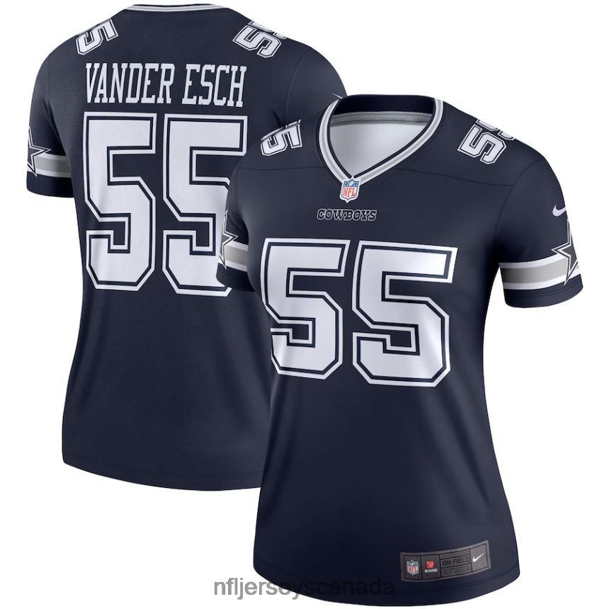 Women Dallas Cowboys Leighton Vander Esch Nike Navy Legend Player Jersey Clothing NFL TBXFR61662