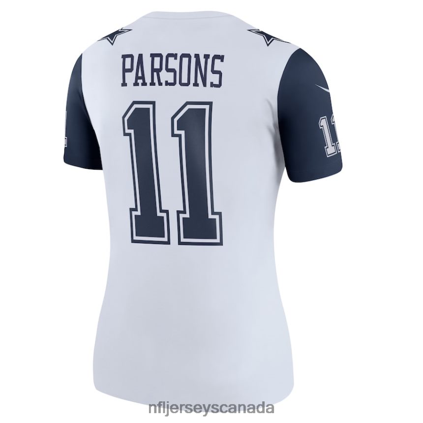 Women Dallas Cowboys Micah Parsons Nike White Alternate Legend Jersey Clothing NFL TBXFR61254