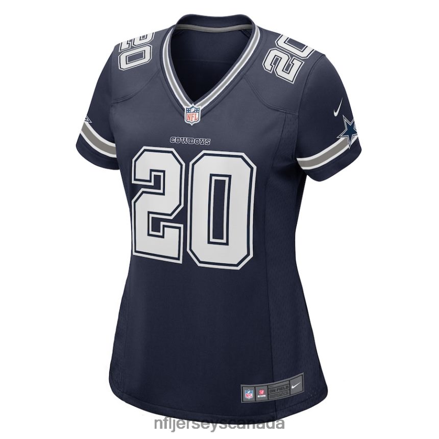 Women Dallas Cowboys Tony Pollard Nike Navy Game Player Jersey Clothing NFL TBXFR62410