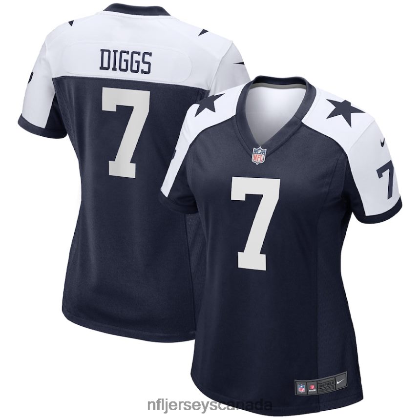Women Dallas Cowboys Trevon Diggs Nike Navy Alternate Game Jersey Clothing NFL TBXFR62203