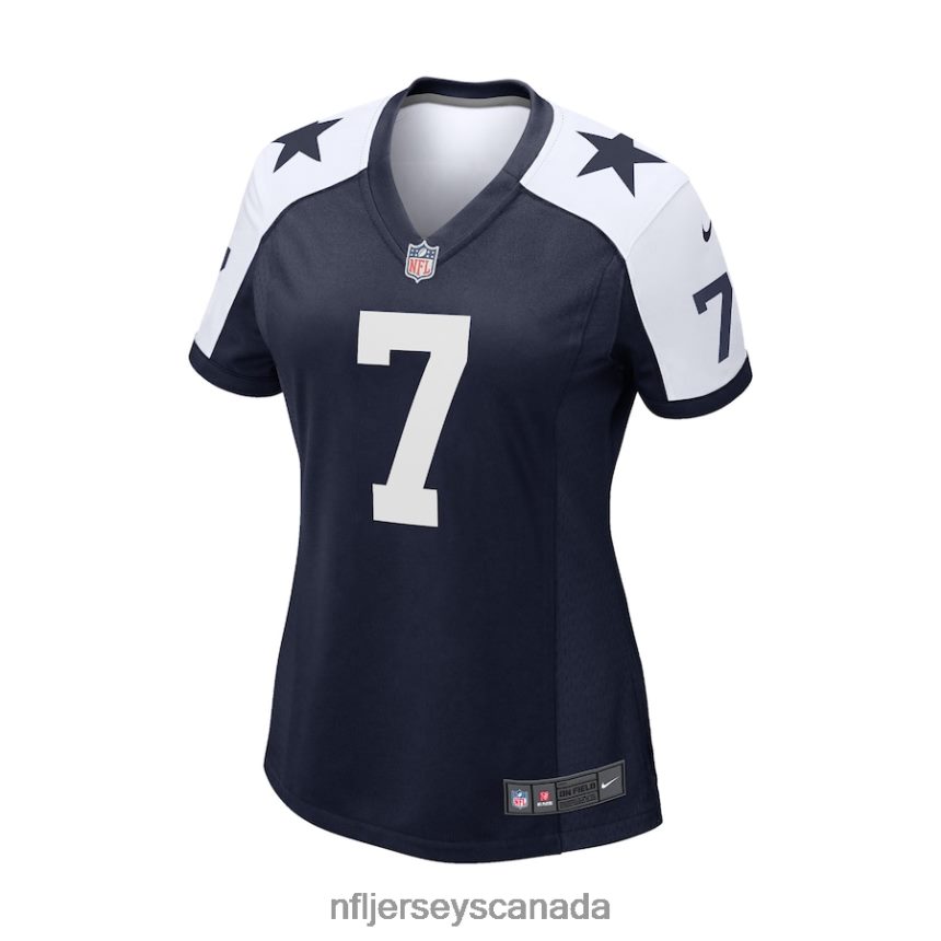 Women Dallas Cowboys Trevon Diggs Nike Navy Alternate Game Jersey Clothing NFL TBXFR62203