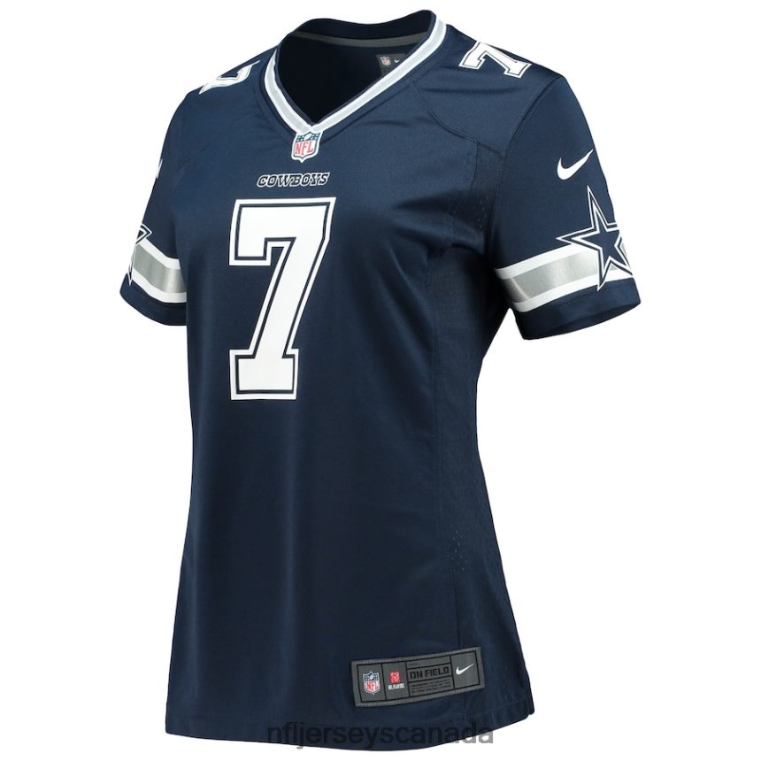 Women Dallas Cowboys Trevon Diggs Nike Navy Game Jersey Clothing NFL TBXFR62147