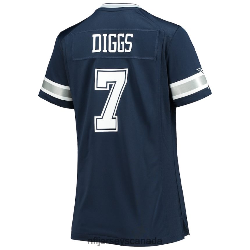 Women Dallas Cowboys Trevon Diggs Nike Navy Game Jersey Clothing NFL TBXFR62147