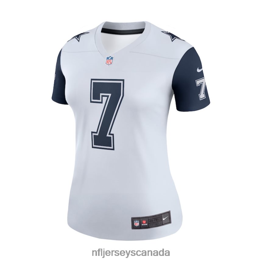 Women Dallas Cowboys Trevon Diggs Nike White Alternate Legend Jersey Clothing NFL TBXFR63368