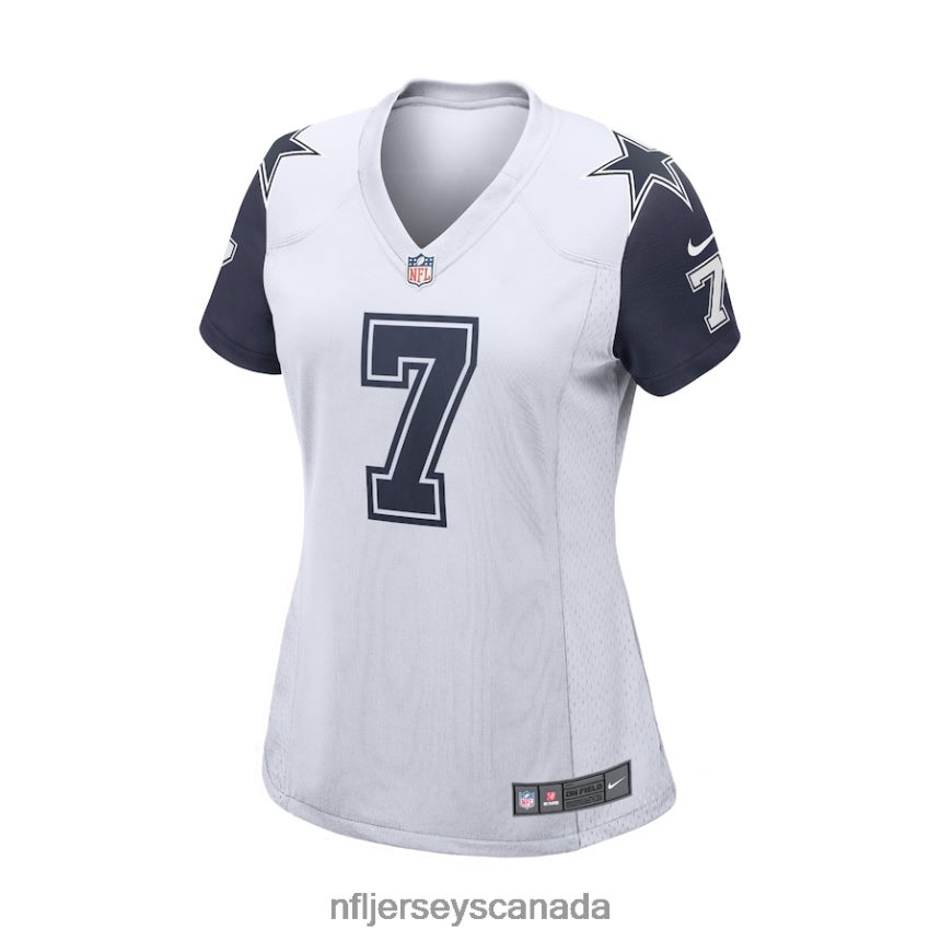 Women Dallas Cowboys Trevon Diggs Nike White Team Game Jersey Clothing NFL TBXFR62145