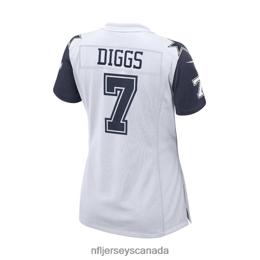 Women Dallas Cowboys Trevon Diggs Nike White Team Game Jersey Clothing NFL TBXFR62145