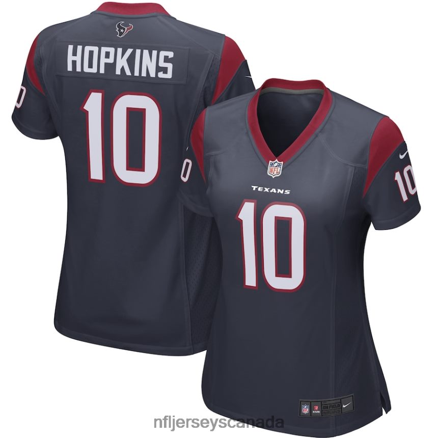 Women DeAndre Hopkins Houston Texans Nike Player Game Jersey - Navy Clothing NFL TBXFR63293