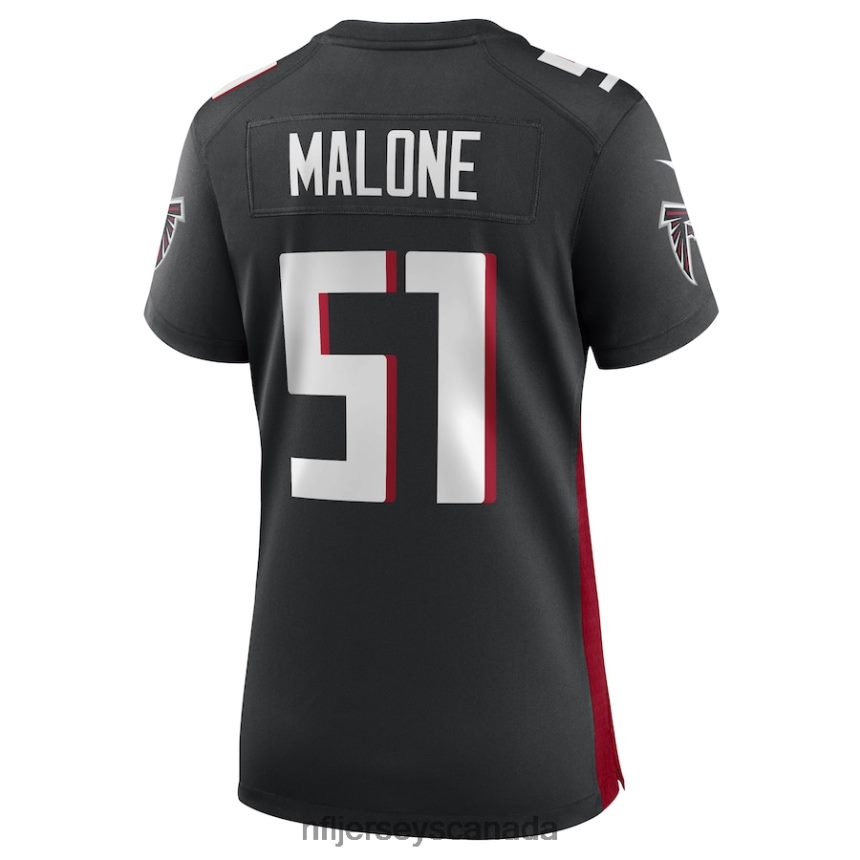 Women DeAngelo Malone Atlanta Falcons Nike Black Game Player Jersey Clothing NFL TBXFR63965