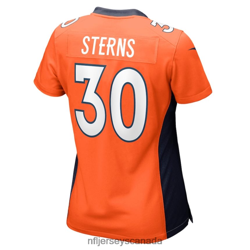 Women Denver Broncos Caden Sterns Nike Orange Nike Game Jersey Clothing NFL TBXFR65720