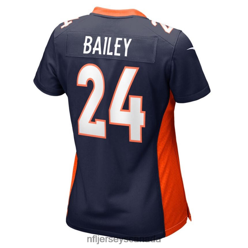Women Denver Broncos Champ Bailey Nike Navy Retired Player Jersey Clothing NFL TBXFR63792