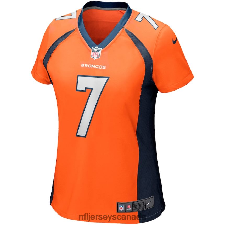Women Denver Broncos Craig Morton Nike Orange Game Retired Player Jersey Clothing NFL TBXFR66176