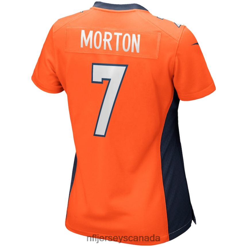 Women Denver Broncos Craig Morton Nike Orange Game Retired Player Jersey Clothing NFL TBXFR66176