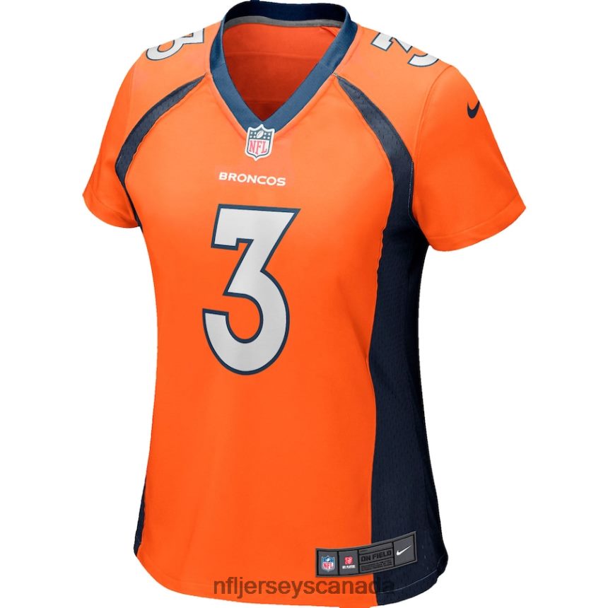 Women Denver Broncos Drew Lock Nike Orange Game Player Jersey Clothing NFL TBXFR62463