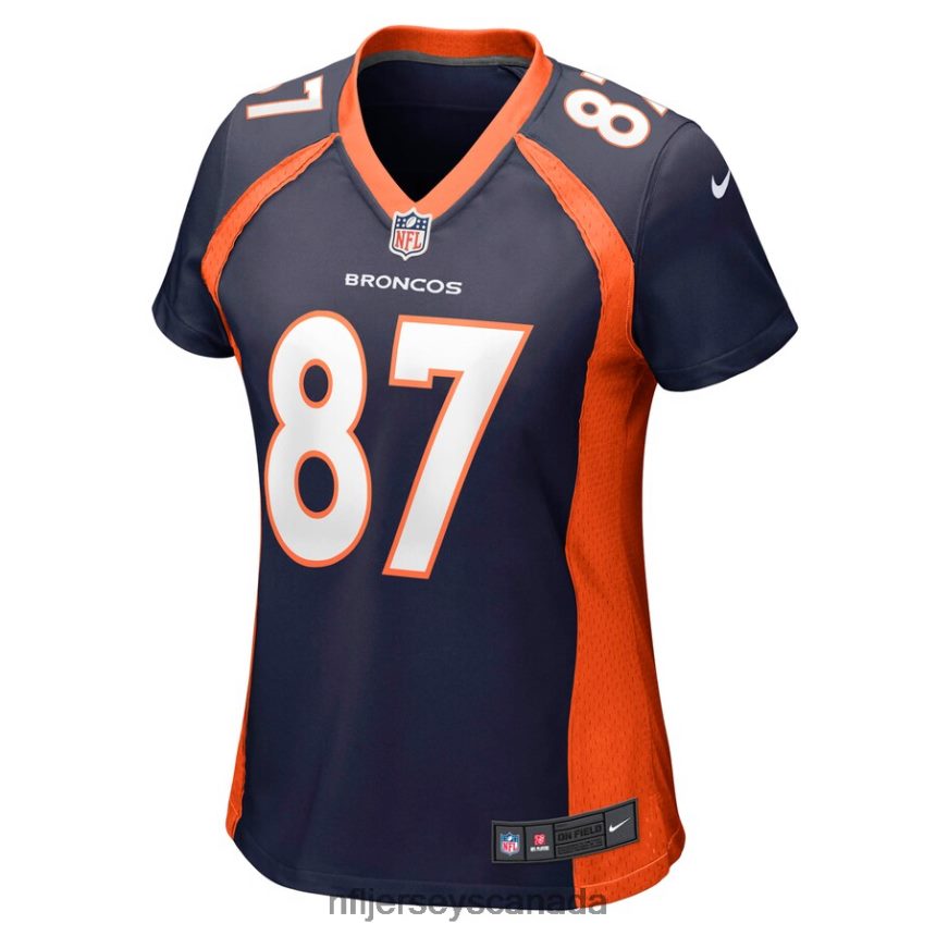 Women Denver Broncos Ed McCaffrey Nike Navy Retired Player Jersey Clothing NFL TBXFR66899