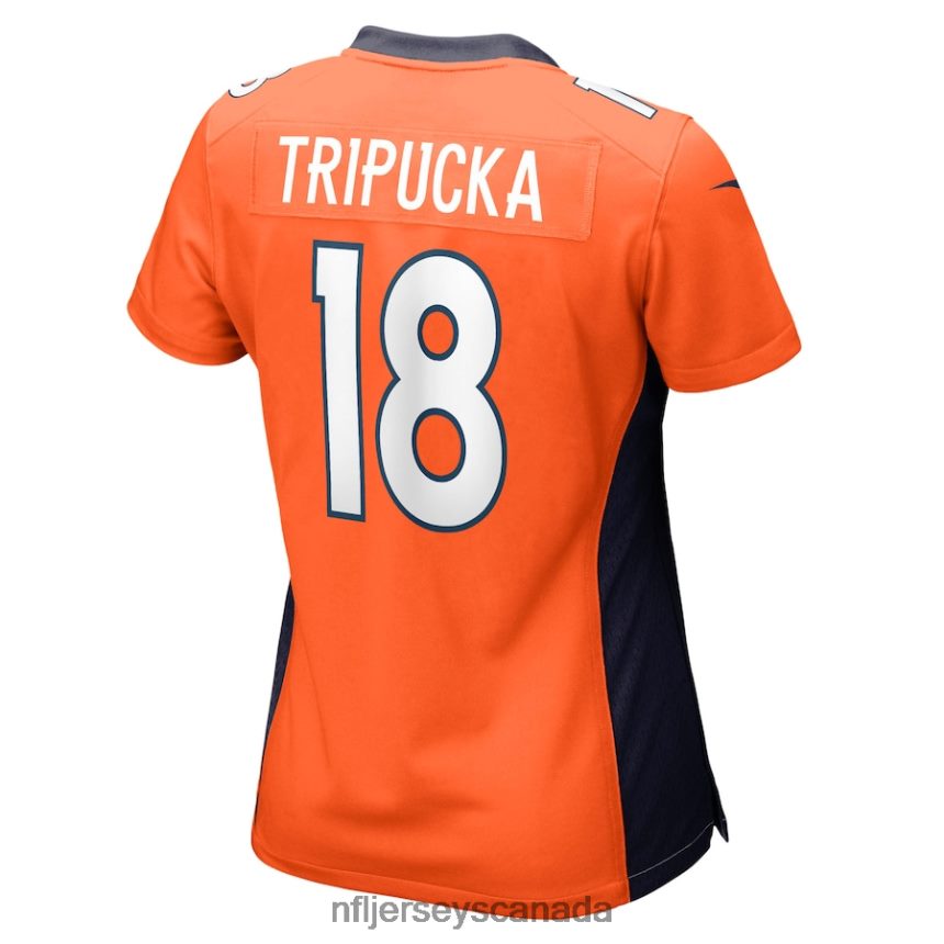 Women Denver Broncos Frank Tripucka Nike Orange Retired Player Jersey Clothing NFL TBXFR65715