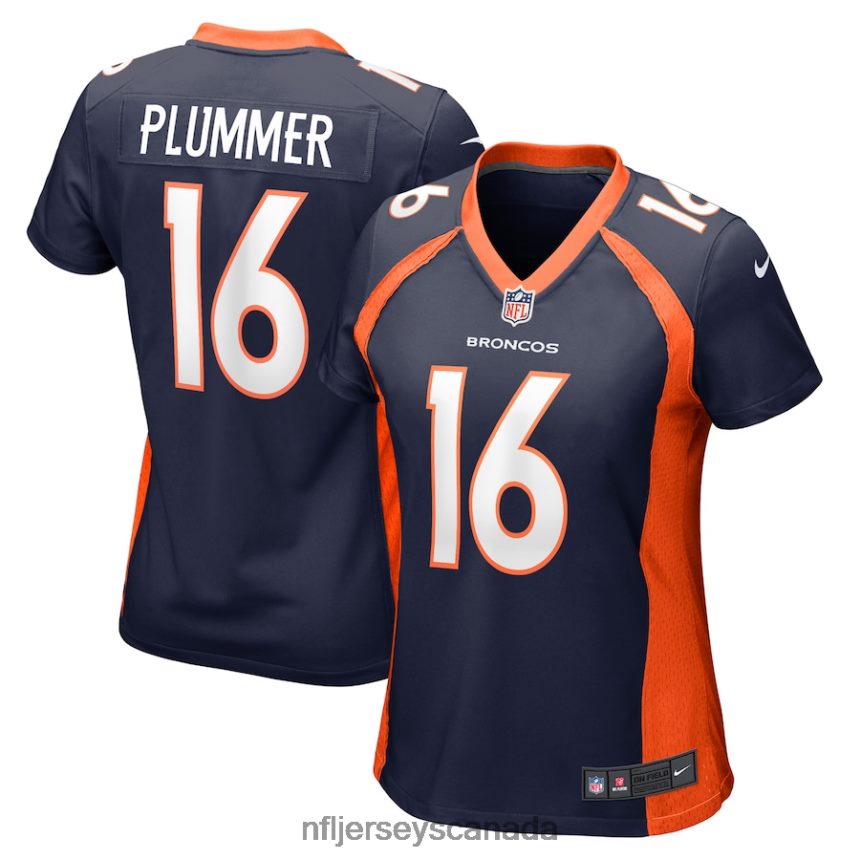 Women Denver Broncos Jake Plummer Nike Navy Retired Player Jersey Clothing NFL TBXFR66074
