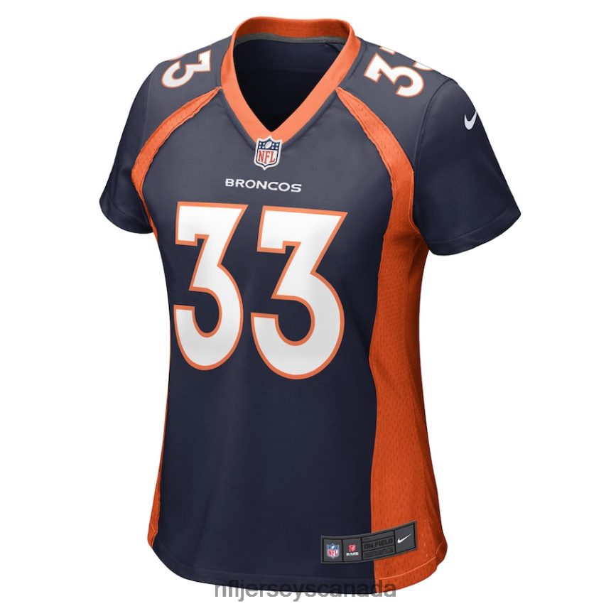 Women Denver Broncos Javonte Williams Nike Navy Home Game Player Jersey Clothing NFL TBXFR64807