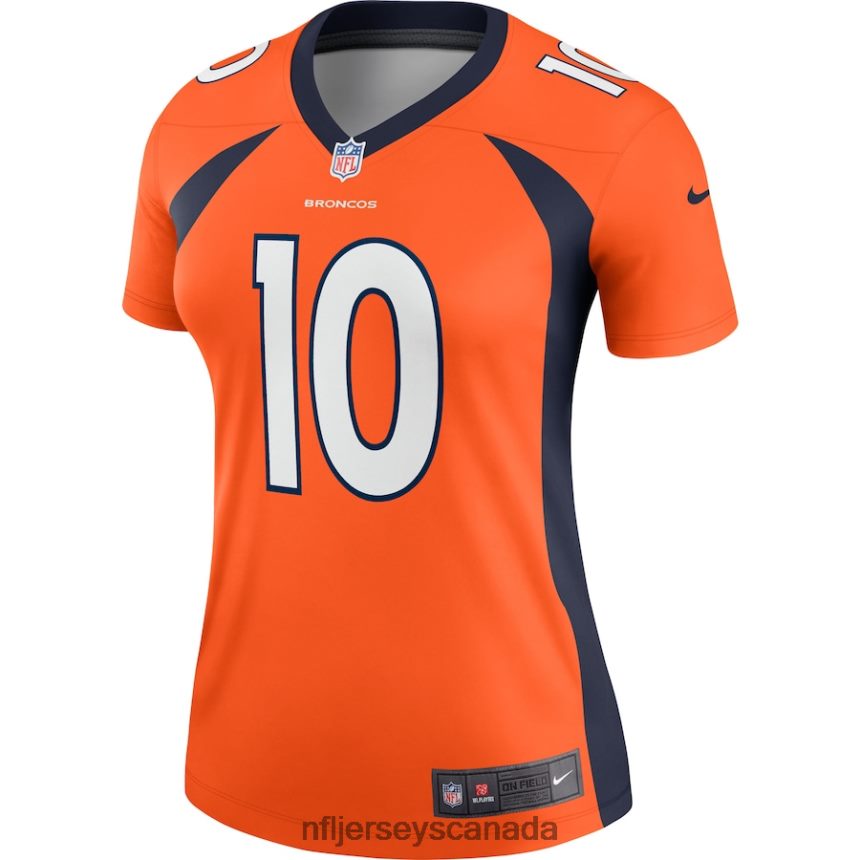 Women Denver Broncos Jerry Jeudy Nike Orange Legend Jersey Clothing NFL TBXFR63183