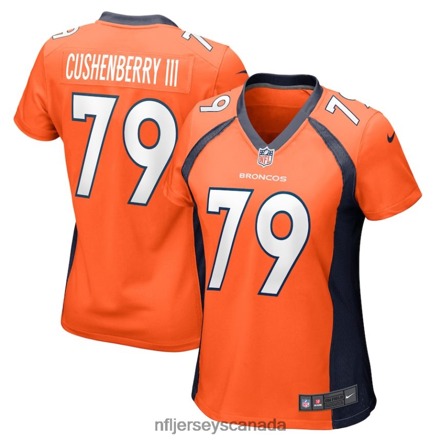Women Denver Broncos Lloyd Cushenberry III Nike Orange Game Player Jersey Clothing NFL TBXFR66266