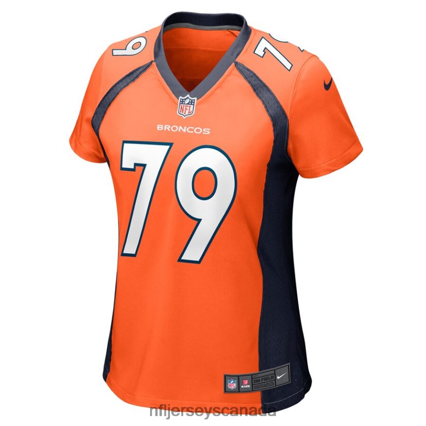 Women Denver Broncos Lloyd Cushenberry III Nike Orange Game Player Jersey Clothing NFL TBXFR66266