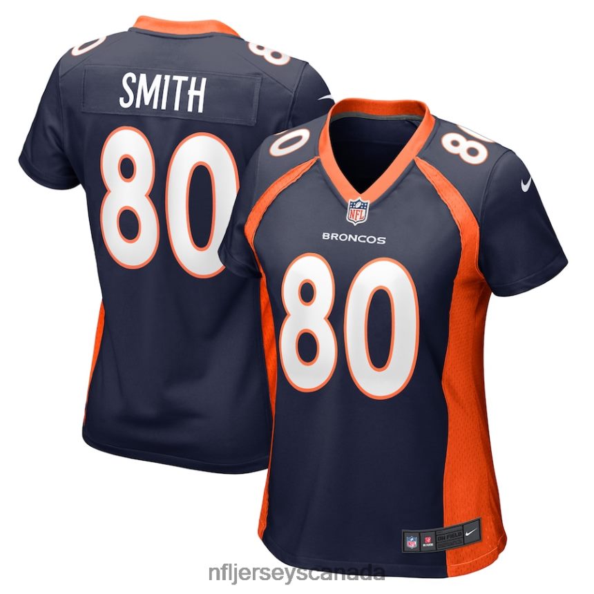 Women Denver Broncos Rod Smith Nike Navy Retired Player Jersey Clothing NFL TBXFR66485