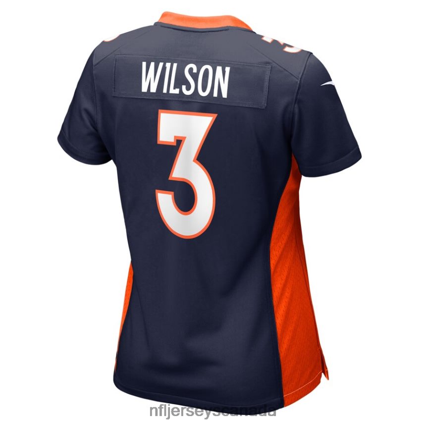 Women Denver Broncos Russell Wilson Nike Navy Alternate Game Jersey Clothing NFL TBXFR62786