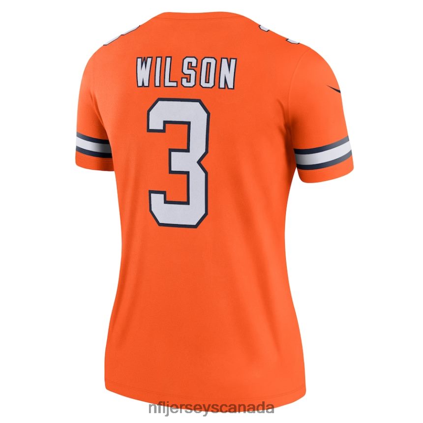 Women Denver Broncos Russell Wilson Nike Orange Team Alternate Legend Jersey Clothing NFL TBXFR63908