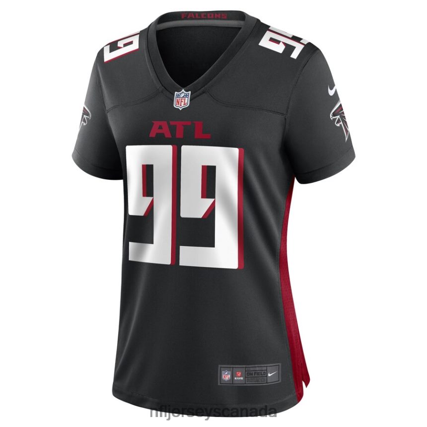 Women Derrick Tangelo Atlanta Falcons Nike Black Game Player Jersey Clothing NFL TBXFR65400