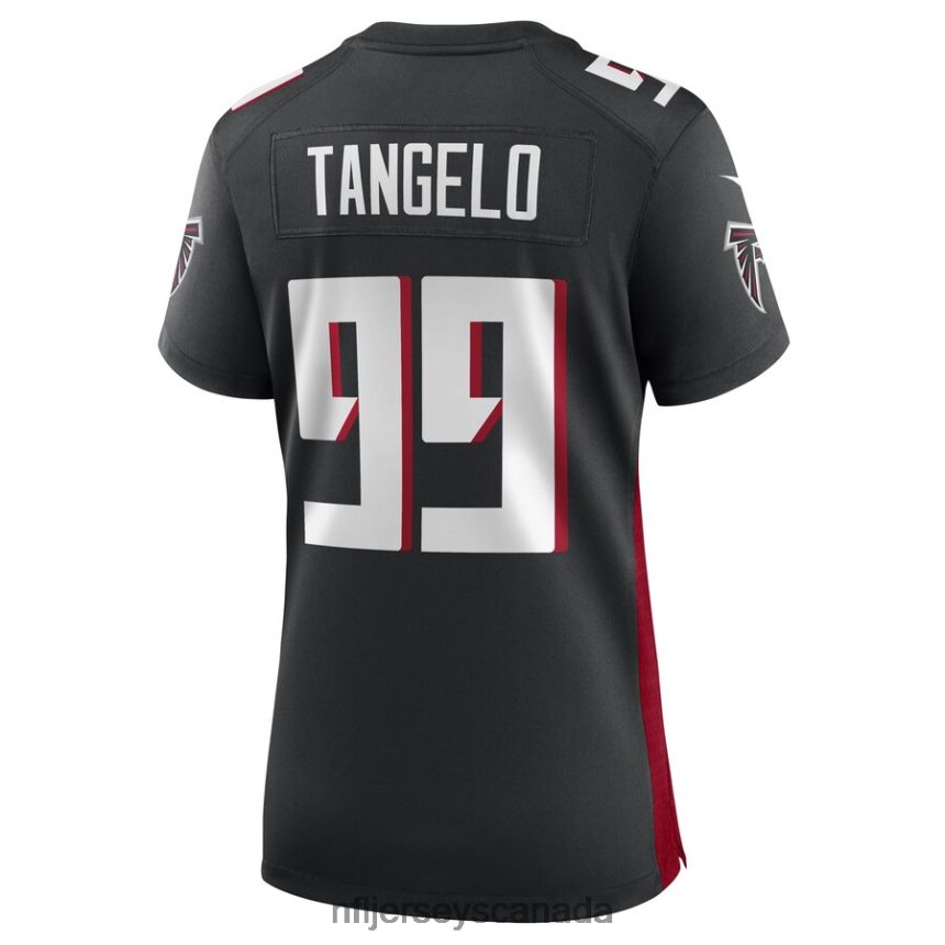 Women Derrick Tangelo Atlanta Falcons Nike Black Game Player Jersey Clothing NFL TBXFR65400