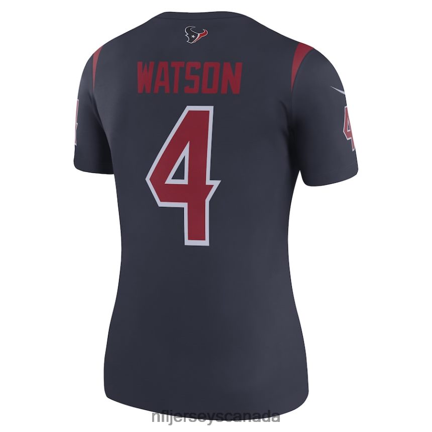 Women Deshaun Watson Houston Texans Nike Color Rush Legend Jersey - Navy Clothing NFL TBXFR64704