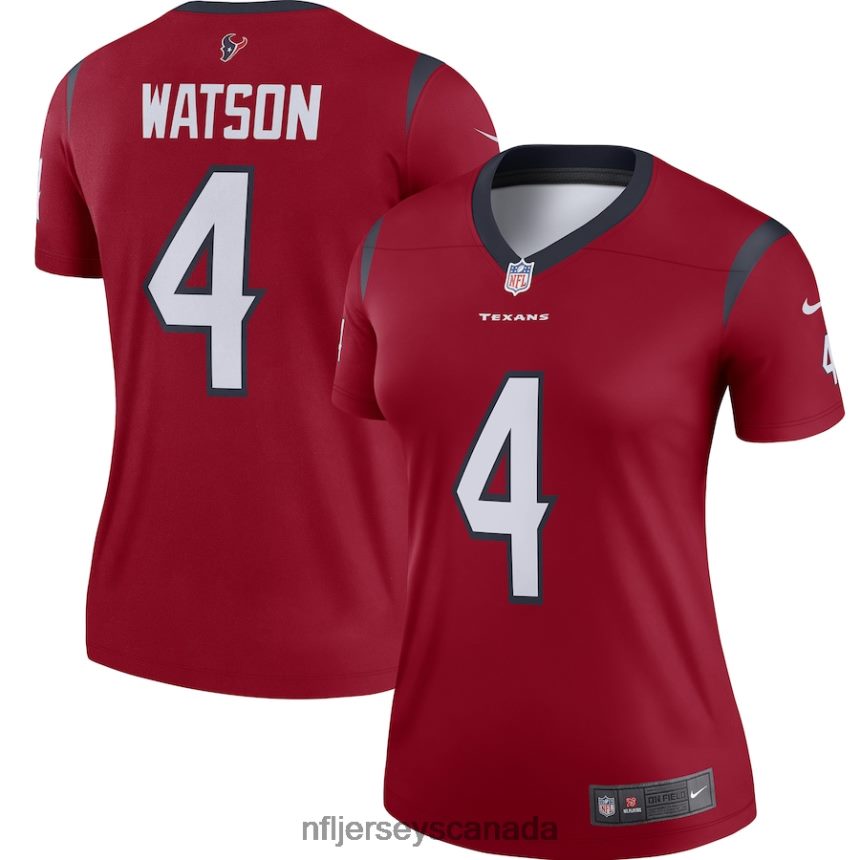 Women Deshaun Watson Houston Texans Nike Legend Player Jersey - Red Clothing NFL TBXFR64609