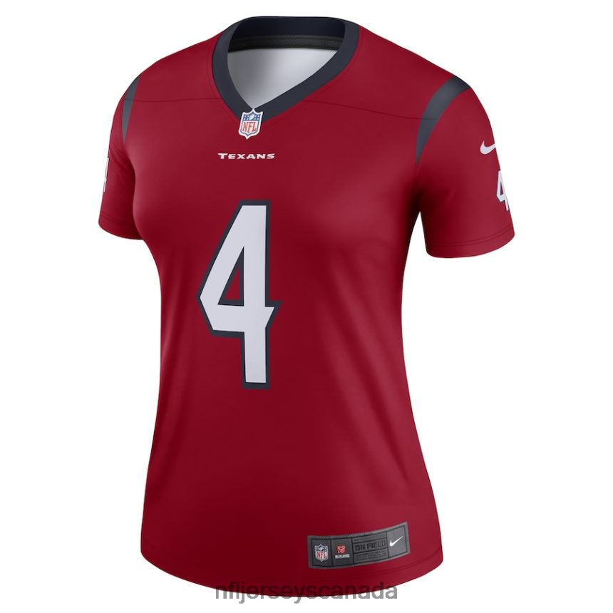 Women Deshaun Watson Houston Texans Nike Legend Player Jersey - Red Clothing NFL TBXFR64609