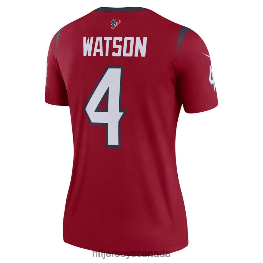 Women Deshaun Watson Houston Texans Nike Legend Player Jersey - Red Clothing NFL TBXFR64609