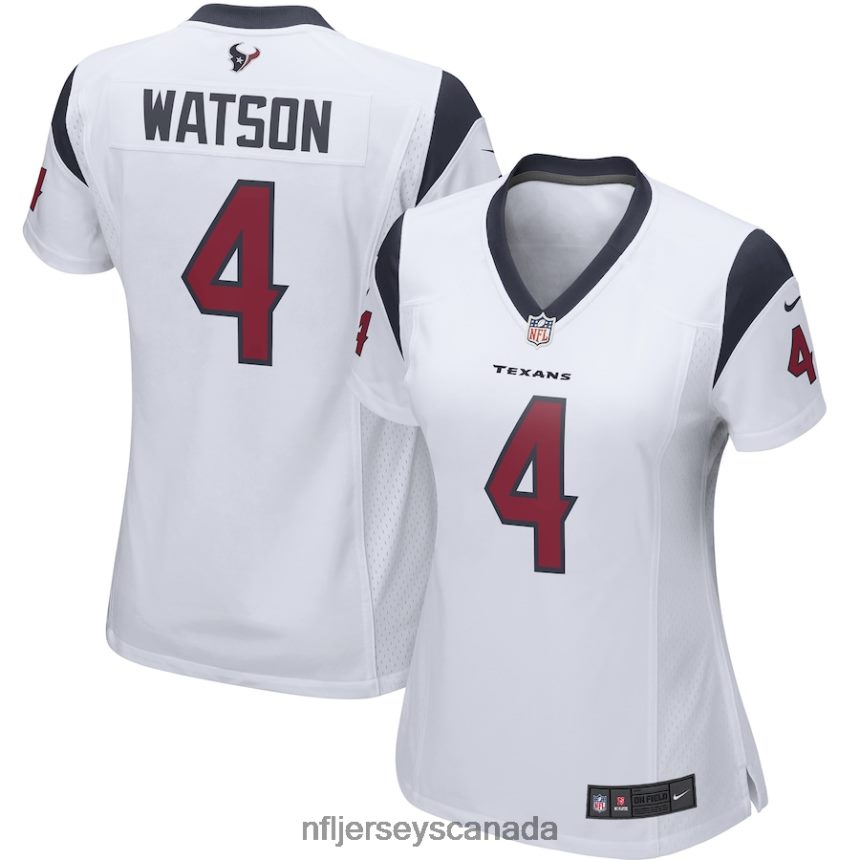 Women Deshaun Watson Houston Texans Nike Player Game Jersey - White Clothing NFL TBXFR63067